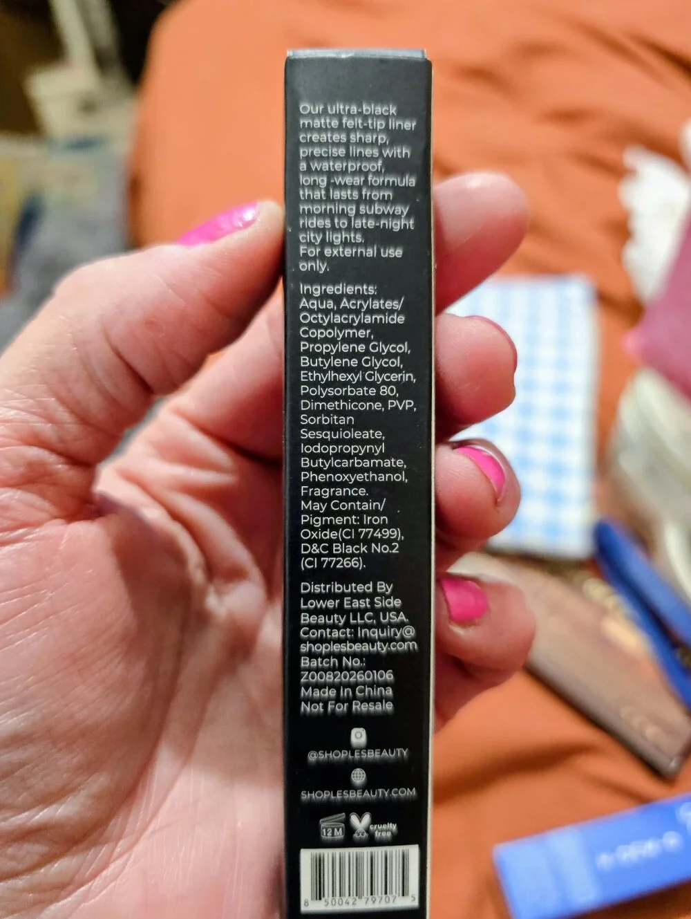 Lower East Side Felt Tip Liquid Eyeliner – Black
